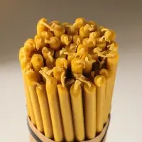 Свечи церковные медовые №20, упаковка 1 кг, парафин, медовое масло