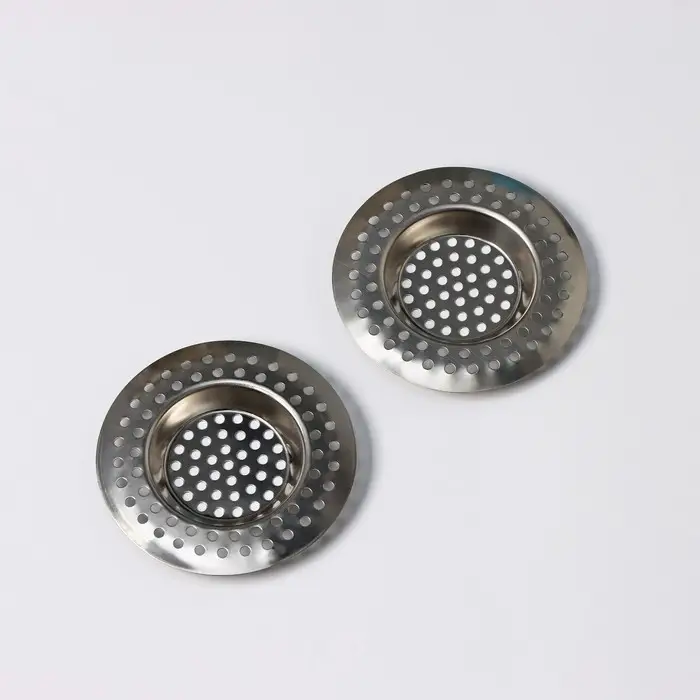 Фильтр для раковины, 2 шт., d=7.5 см Фильтр для раковины, 2 шт., d=7.5 см