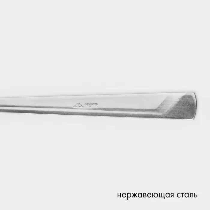 Набор столовый &laquo;Аппетит&raquo;, 18 предметов, толщина 2 мм, картонная коробка, цвет серебряный