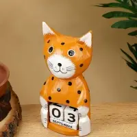 Календарь настольный «Котенок», 10×6×21 см, дерево
