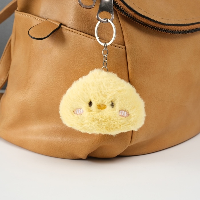 Пушистик на кольце  Пушистик на кольце "Цыплёнок" пищалка 7х9х2,5 см