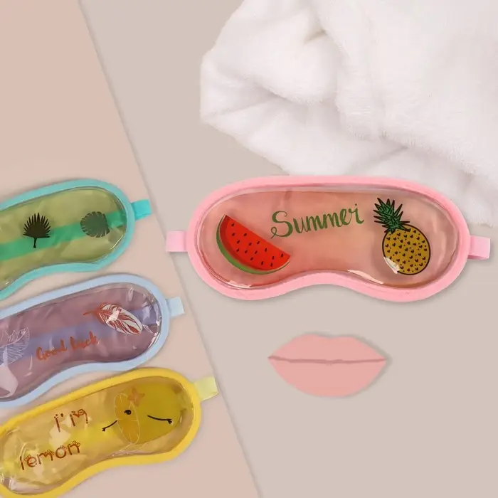 Гелевая маска для области вокруг глаз «Тропическое настроение», 20 × 8,6 см, цвет МИКС Гелевая маска для области вокруг глаз «Тропическое настроение», 20 × 8,6 см, цвет МИКС