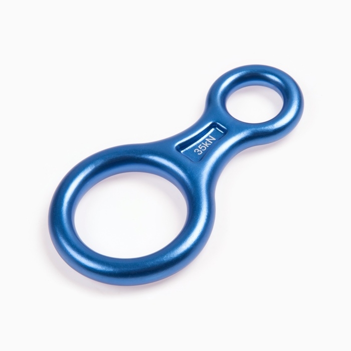 Спусковое устройство  Спусковое устройство "Восьмерка классическая" 14 х7 см, 35 КN, синий