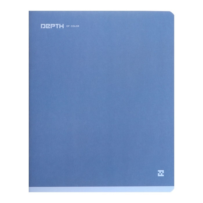 Тетрадь 48 листов в клетку BG Monocolor Blue, обложка мелованный картон, soft touch, МИКС Тетрадь 48 листов в клетку BG Monocolor Blue, обложка мелованный картон, soft touch, МИКС
