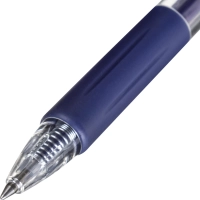 Ручка гелевая автомат. Выбор есть, лин. 0,5 мм, манж., синяя