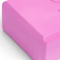 Блок для йоги 23&times;15&times;7.5 см, вес 120 г, розовый