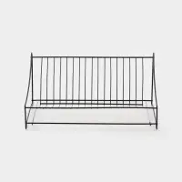 Сушилка для тарелок с поддоном 38*17,5*23,5 см, цвет черный Сушилка для тарелок с поддоном 38*17,5*23,5 см, цвет черный