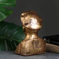 Бюст &laquo;Ленина&raquo;, фигурка полистоун, под бронзу, 14&times;21 см