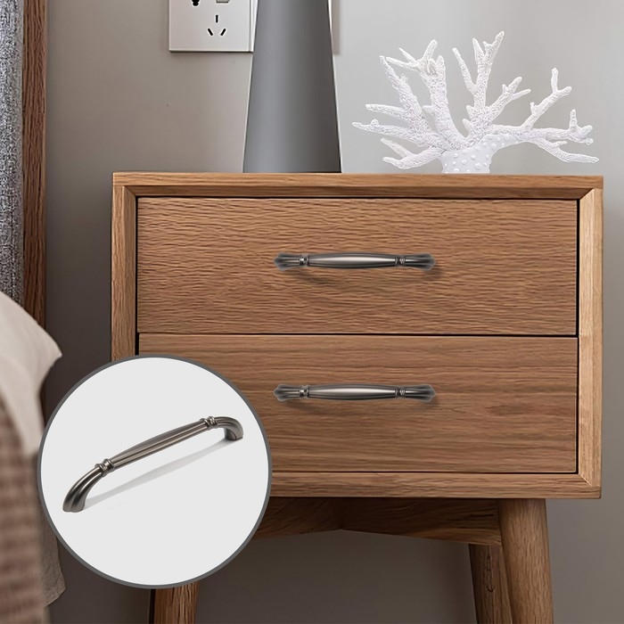 Ручка-скоба CAPPIO RSC039, м/о 128 мм, цвет графит Ручка-скоба CAPPIO RSC039, м/о 128 мм, цвет графит