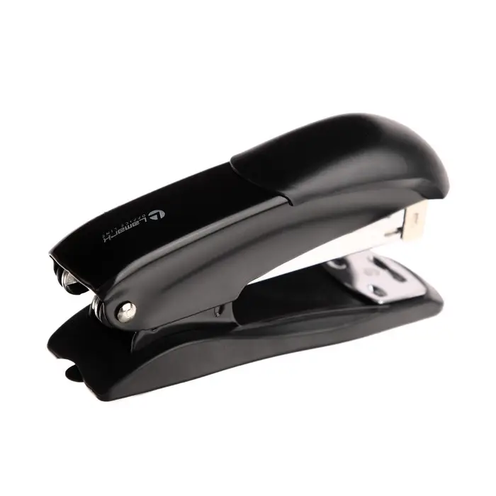 Степлер № 24/6, 26/6, Lamark Ulrich, встроенный антистеплер, индикатор скоб, до 20 листов, металлический корпус, чёрный