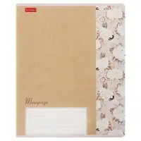 Тетрадь 18 листов в линейку "Нежность", обложка мелованная бумага, блок 65 г/м2, МИКС