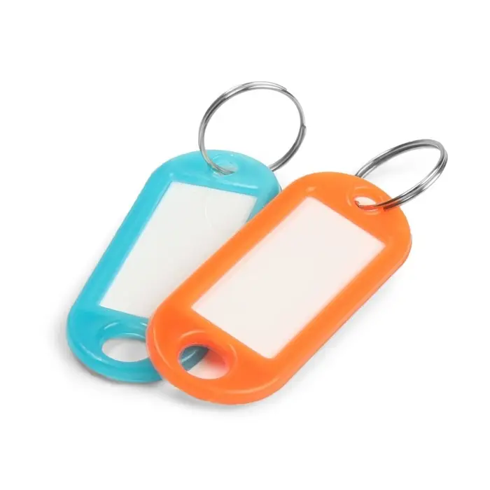 Бирка для ключей АЛЛЮР, пластик, цвет микс
