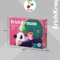 Гуашь 12 цветов ErichKrause Panda Hugs