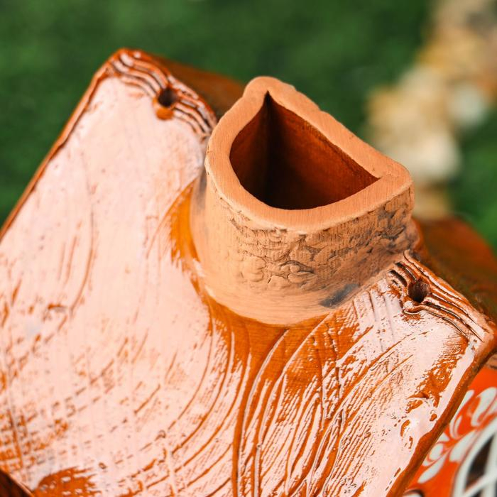 Аромалампа Домик «Двойной», 16 см, ручная работа, микс, Аромалампа Домик «Двойной», 16 см, ручная работа, микс,