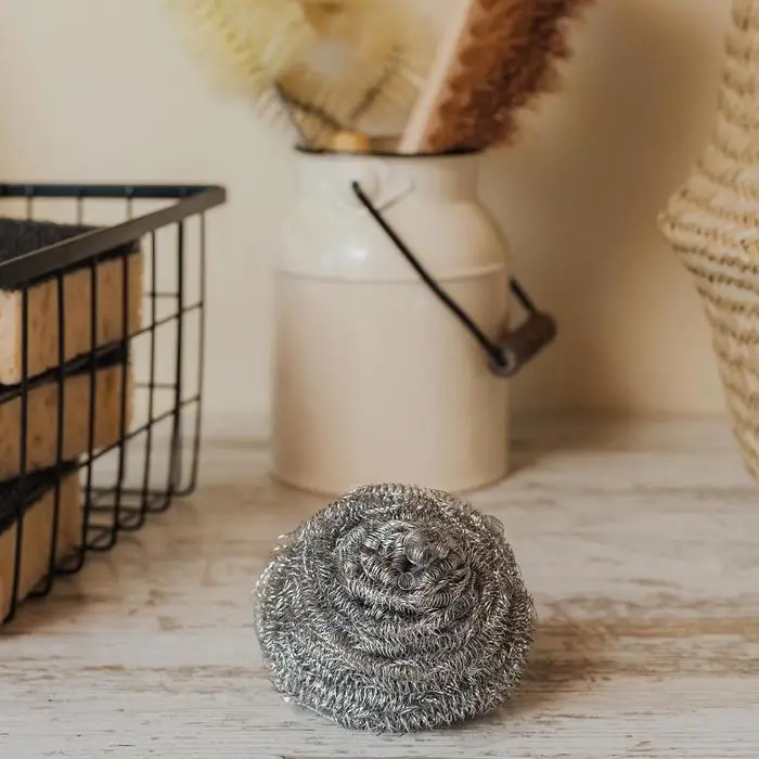 Губка для посуды металлическая Raccoon, спираль оцинкованная, 30 гр Губка для посуды металлическая Raccoon, спираль оцинкованная, 30 гр