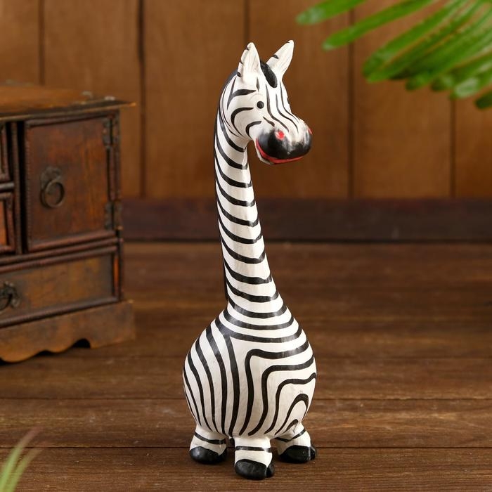 Сувенир дерево  Сувенир дерево "Зебра Мироша" 27х7х7 см