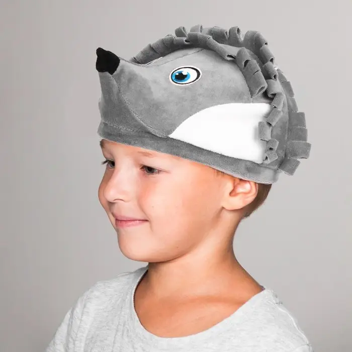 Карнавальная шапка «Ёжик», хлопок, велюр, р-р 52-57 Карнавальная шапка «Ёжик», хлопок, велюр, р-р 52-57