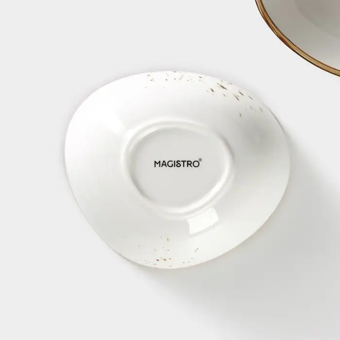 Салатники Magistro «Церера», набор 2 шт., 15.3×13×5.5 см, фарфор, белые Салатники Magistro «Церера», набор 2 шт., 15.3×13×5.5 см, фарфор, белые