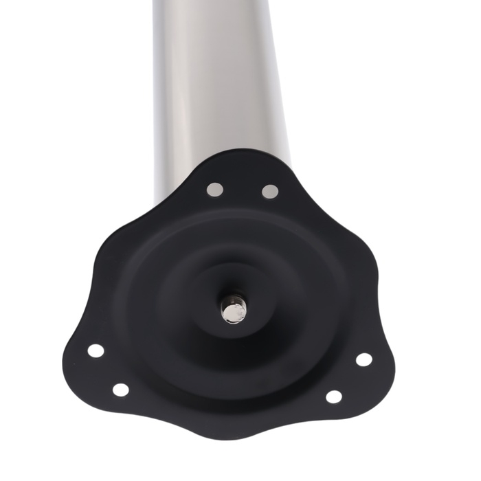 Опора мебельная, барная, ТУНДРА, 60х710 мм, цвет сатин никель Опора мебельная, барная, ТУНДРА, 60х710 мм, цвет сатин никель