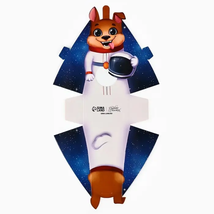 Коробка складная с окном «Космонавт», 9 х 14 х 6 см Коробка складная с окном «Космонавт», 9 х 14 х 6 см