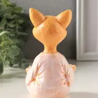 Фигурка гипс &laquo;Кот рыжий в позе лотоса&raquo;, 12&times;7&times;5 см,