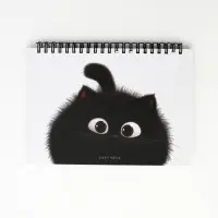 Скетчбук в твердой обложке на гребне А5 80 л 100 г/м "Котик" Скетчбук в твердой обложке на гребне А5 80 л 100 г/м "Котик"