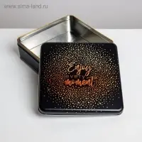 Подарочная коробка Enjoy every moment, 17 х 17 х 5,5см