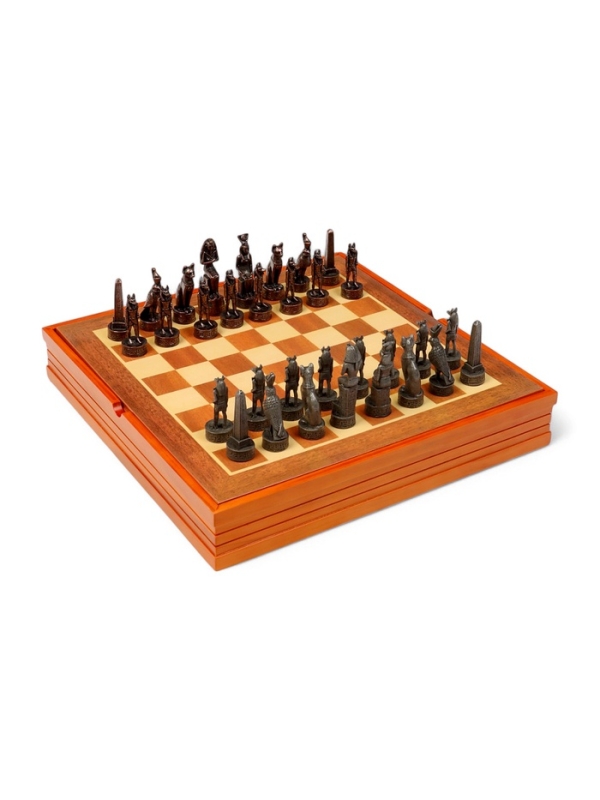 Шахматы  Шахматы "Древний Египет", настольная игра, 36 х 36 см, король h-8 см, пешка h-6 см