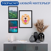 Пазл фигурный деревянный Friendly Dog, размер 22х24 см, 142 детали