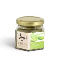 Ароматическая свеча в банке, 70 г, воска, алое
