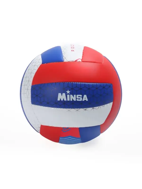 Волейбольный мяч MINSA &laquo;РОССИЯ&raquo;, машинная сшивка, 18 панелей, р. 5, PVC