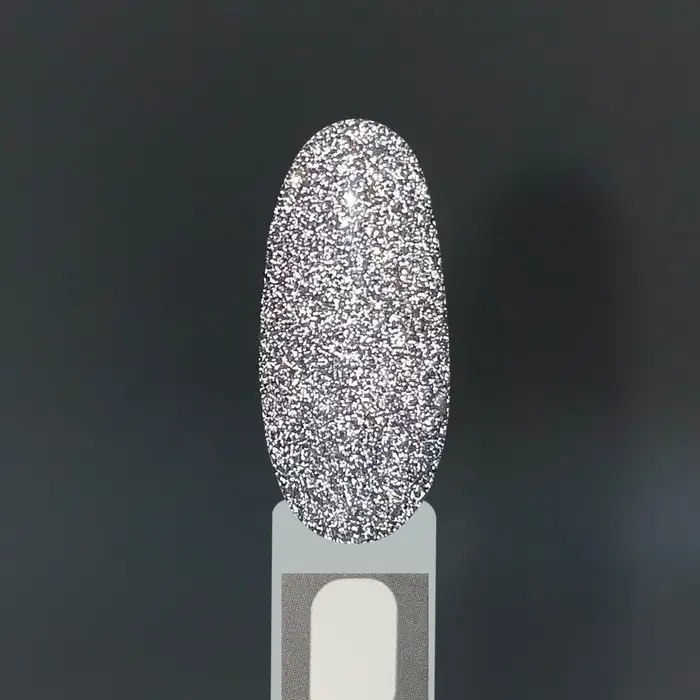Блёстки для декора ногтей, светоотражающие, мелкие, цвет серебристый Блёстки для декора ногтей, светоотражающие, мелкие, цвет серебристый