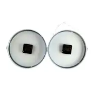 Часы настенные двусторонние &laquo;Птичка на ветке&raquo;, подвес, d=23 см, белые