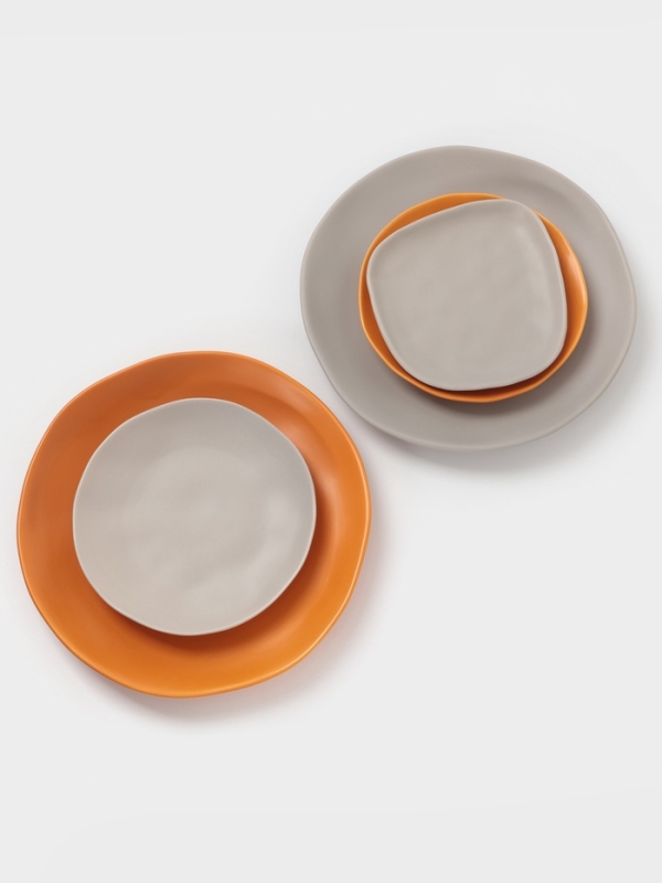 Блюдо для подачи Magistro "Potter" 15см 17х16,3х2  цвет светло-серый