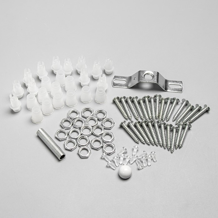 Комплект для светильника Комплект для светильника "Паук-12" белый 25х25х4см