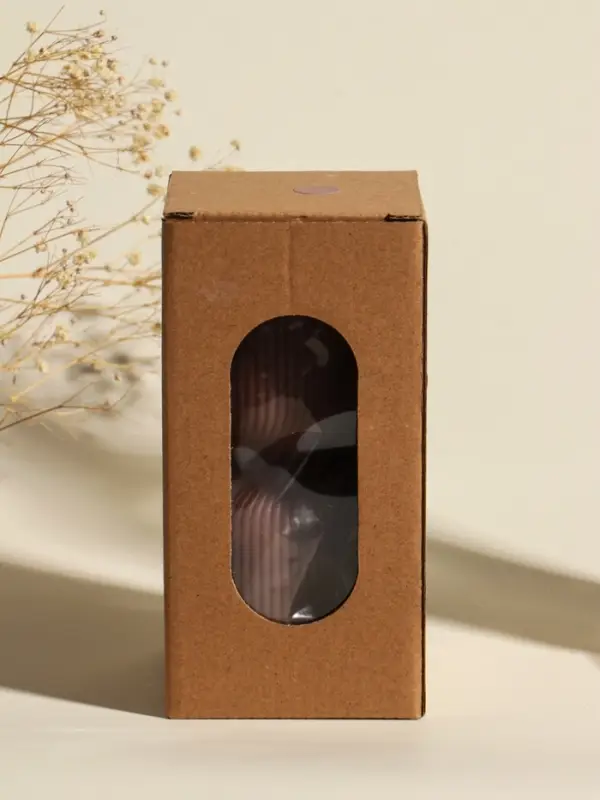 Свеча интерьерная Свеча интерьерная "Греция" капучино 6х6х14 см