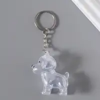 Брелок пластик "Преданный друг - пёсик" 8х3х5 см