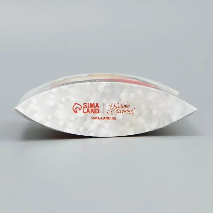 Коробка новогодняя складная фигурная «С Новым годом», ёлочные украшения, 19 х 14 х 4 см Коробка новогодняя складная фигурная «С Новым годом», ёлочные украшения, 19 х 14 х 4 см