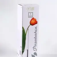 Ваза &laquo;Эридан. Узоры&raquo;, h=26 см, стекло, чёрная