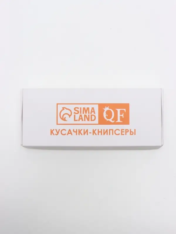 Кусачки книпсер маникюрные, скошенное лезвие, 6 см, в коробке