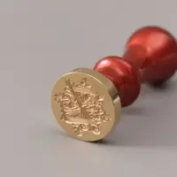 Печать для сургуча с пластиковой ручкой &laquo;Буква Z на вензеле&raquo;, 2.5&times;2.5&times;6.3 см