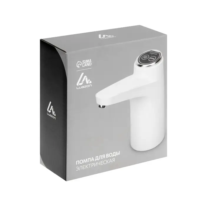 Помпа для воды Luazon LWP-06, электрическая, 5 Вт,800 мАч,порционная подача воды, АКБ, белая Помпа для воды Luazon LWP-06, электрическая, 5 Вт,800 мАч,порционная подача воды, АКБ, белая