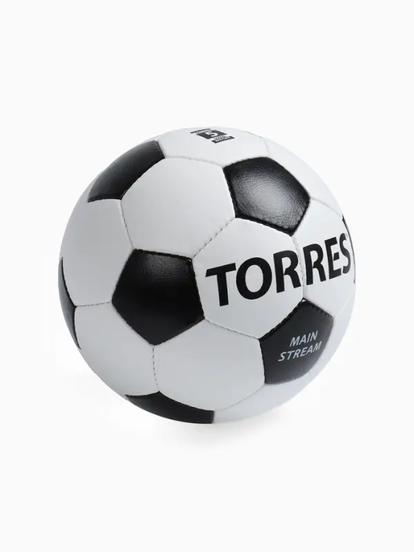 Футбольный мяч TORRES Main Stream, F30185, ручная сшивка, 32 панели, р. 5, PU