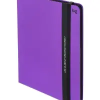 Ежедневник недатированный А5 Monochrome. Anemone, 136 листов, 7БЦ, фиолетовый, soft touch, с резинкой