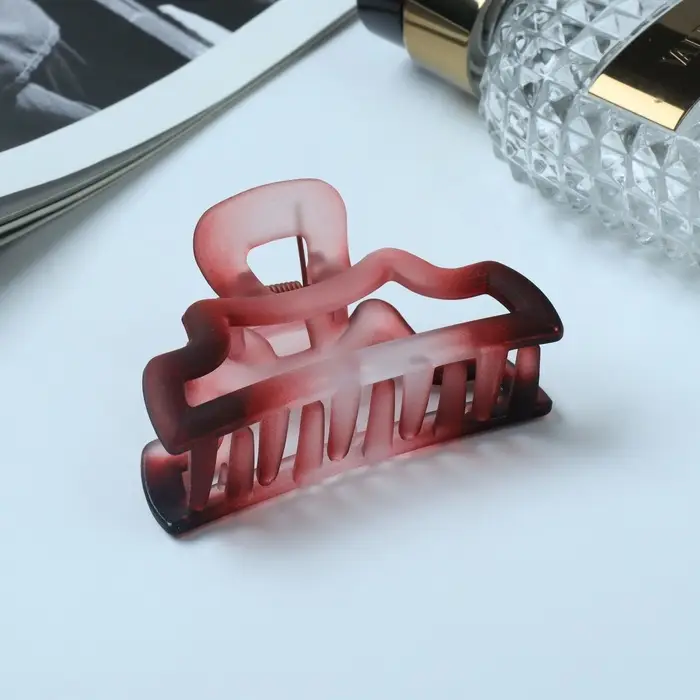 Крабик для волос «Кэнди», матовый дуги, 7 см, МИКС Крабик для волос «Кэнди», матовый дуги, 7 см, МИКС