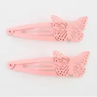 Заколки для волос с бабочками &laquo;Самая красивая&raquo;, 2 шт.