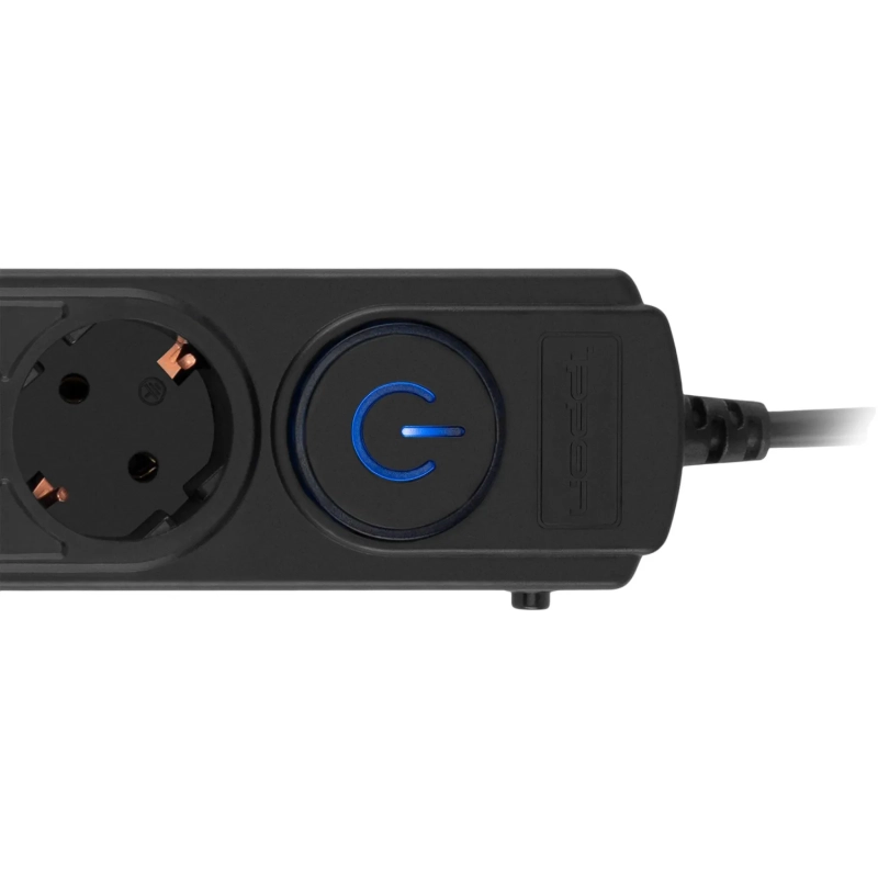 Сетевой фильтр Ippon BK-6-UPS-1.8-10-B 1.8м (6 розеток) черный (1804672)