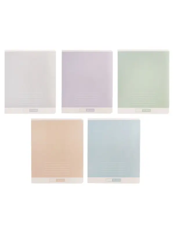 Тетрадь 24 листов, в линейку &laquo;Однотон&raquo;, мелованный картон, МИКС