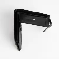 Портмоне мужское &laquo;Сахир&raquo;, на магните, отдел для купюр, для карт, для монет, чёрное