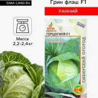 Семена Капуста &laquo;Грин флэш&raquo;, F1, 15 шт., &laquo;Агросс&raquo;